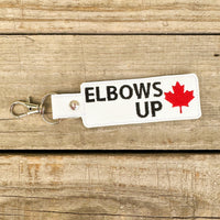 Elbows Up Keychain