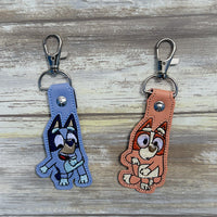 Bluey and Bingo Dancing (pick one or both) keychains