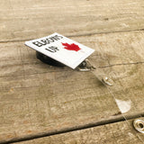 Elbows Up Badge Reel