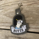 Tina Belcher Butts keychain