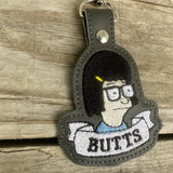 Tina Belcher Butts keychain