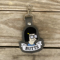 Tina Belcher Butts keychain