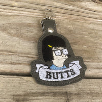 Tina Belcher Butts keychain