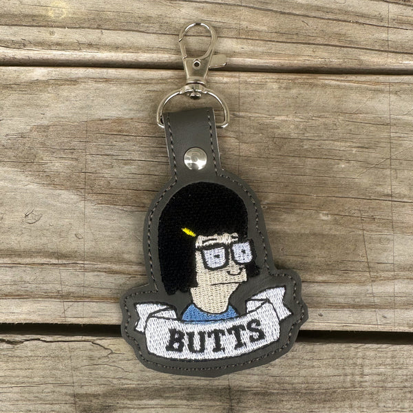 Tina Belcher Butts keychain