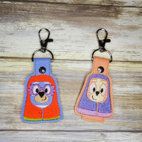 Bluey and Bingo Grannies Keychains