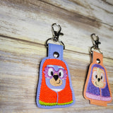 Bluey and Bingo Grannies Keychains