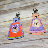 Bluey and Bingo Grannies Keychains