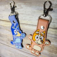 Bluey and Bingo Keychains