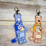 Bluey and Bingo Keychains