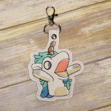 Unicorse from Bluey keychain