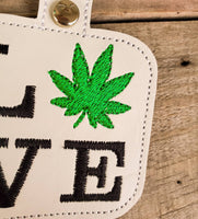 Love Marijuana Keychain