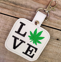 Love Marijuana Keychain