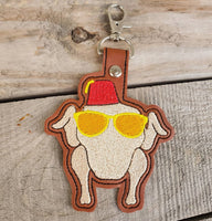 Friends Turkey Head Keychain