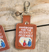 Handbook For The Recently Deceased Keychain