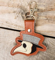 Plague Doctor Keychain