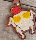 Friends Turkey Head Keychain