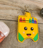 Crayon Hand Sanitizer Holder