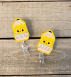 Kawaii Pencil Badge Reel