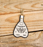 Ouija Planchette Keychain