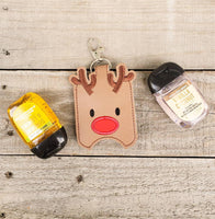 Christmas Reindeer Hand Sanitizer Holder