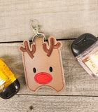 Christmas Reindeer Hand Sanitizer Holder