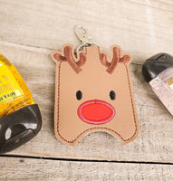 Christmas Reindeer Hand Sanitizer Holder