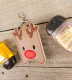 Christmas Reindeer Hand Sanitizer Holder