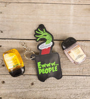 Grinch Ew People Hand Sanitizer Holder