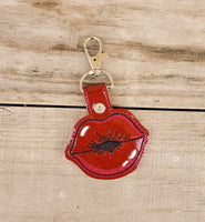 Kiss Lips Keychain