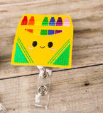 Crayon Badge Reel