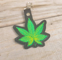 Pot Leaf Keychain