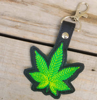 Pot Leaf Keychain