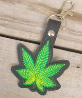 Pot Leaf Keychain