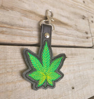 Pot Leaf Keychain