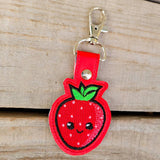 Strawberry Kawaii Keychain