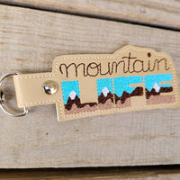 Mountain Life keychain