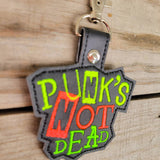 Punk's Not Dead Keychain