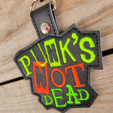 Punk's Not Dead Keychain